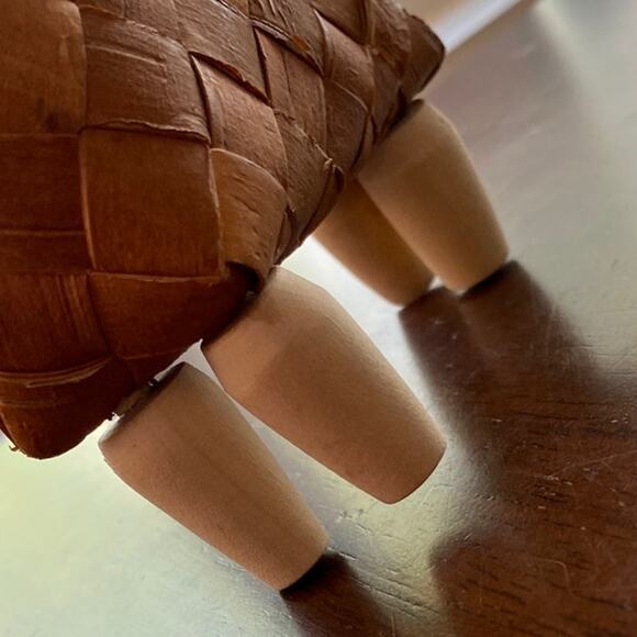 Decorative Ox Cow Wicker Woven Straw Vintage Handcrafted Folk Art Rustic Farm - Picture 10 of 14